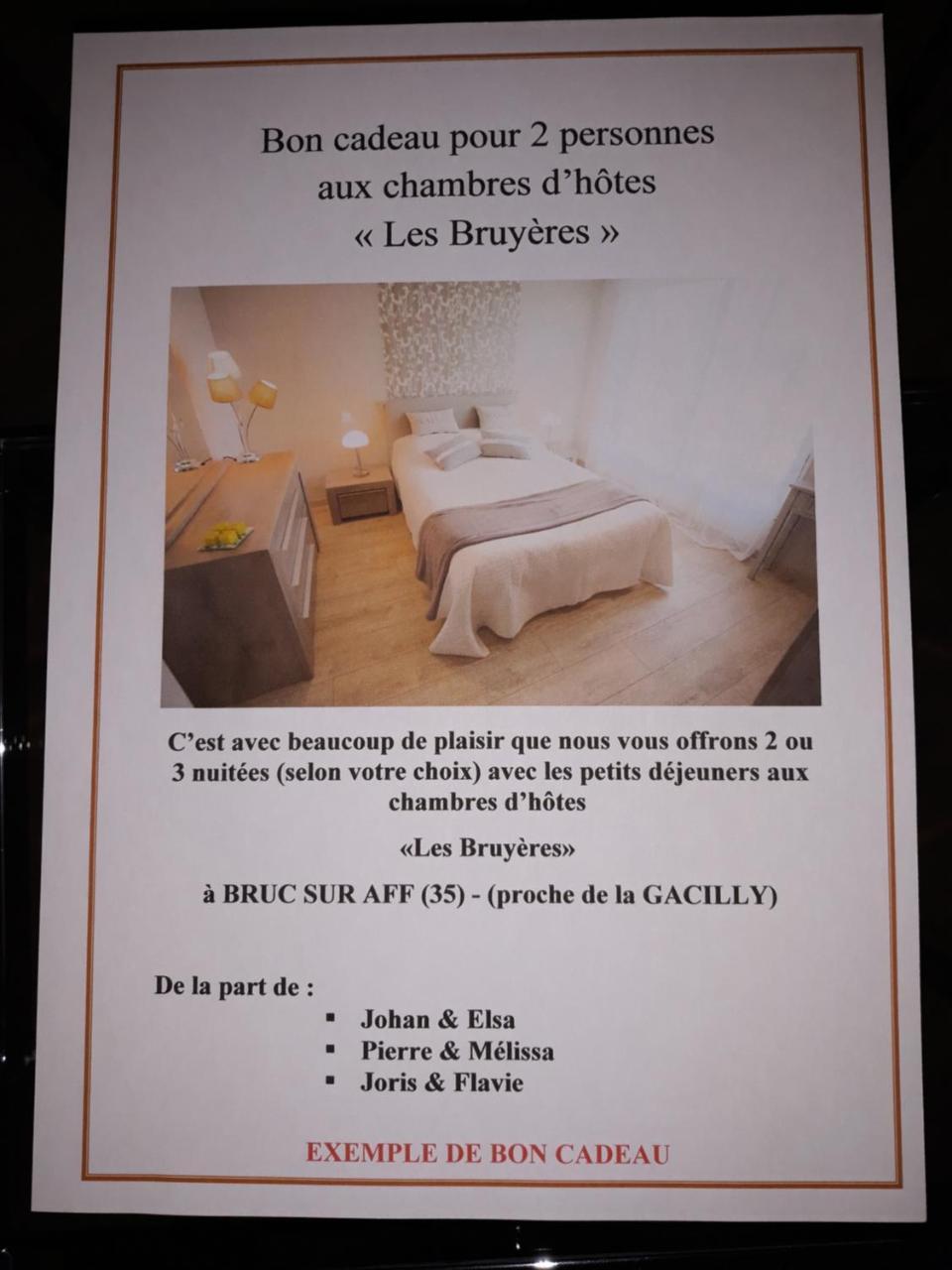 Frühstückspension D'hotes Les Bruyeres